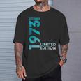 Vintage 50 Birthday I Limited Edition December 1973 長袖tシャツ Tシャツ 彼への贈り物