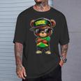 Yardie ジャマイカ ベア ジャマイカ国旗 ジャマイカの服 長袖tシャツ Tシャツ 彼への贈り物