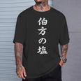 「伯方の塩」おもしろtシャツ 漢字 伯方の塩 文字入り Tシャツ 彼への贈り物