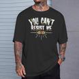 あなたは私をレジストすることはできません 面白い電気技師 Tシャツ 彼への贈り物