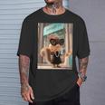 おしゃれでキュートなリス Tシャツ 彼への贈り物