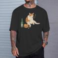 おもしろ猫 喫煙 ジョイント ビール タバコ キティ Gen Z ミーム Tシャツ 彼への贈り物