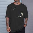 かわいい 海 動物 クジラ シャチ かっこいい メンズ レディース オーカ Tシャツ 彼への贈り物