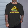 ひまわり ひまわり ひまわり Tシャツ 彼への贈り物