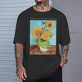 ひまわり ヴィンセント・ヴァン・ゴッホ 美しい絵画 ストリートウェア Tシャツ 彼への贈り物