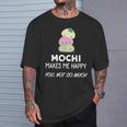 もちは私を幸せにする Tシャツ 彼への贈り物