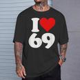 アイラブハート 69 シックスティナイン Tシャツ 彼への贈り物