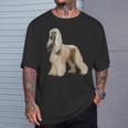 アイ・ラブ・アフガン・ハウンド Tシャツ 彼への贈り物