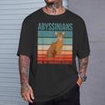 アビシニアン私の好きな人たち 子猫猫の飼い主 アビシニアン Tシャツ 彼への贈り物