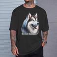 アラスカン・マラミュート犬 Tシャツ 彼への贈り物