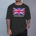 イギリスの国旗。 Tシャツ 彼への贈り物