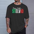 イタリア山アルプス旅行 パッソ・デッロ・ステルヴィオ メンズ レディース Tシャツ 彼への贈り物