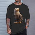 イーグル ハクトウワシ イヌワシ オジロワシ ワシ ワシ Tシャツ 彼への贈り物