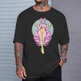 イースターエッグ ウサギ ヴィンテージ ピンナップ バニー スーツ ファンタジーガール Tシャツ 彼への贈り物