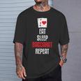 イート・スリープ・バカラ・リピート-バカラは私のゲームカードゲーム Tシャツ 彼への贈り物