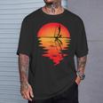 ウィンドサーフィン サンセット ウィンドサーフ メンズ レディース サーフィン Tシャツ 彼への贈り物
