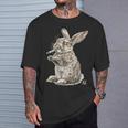 ウサギの大麻 Tシャツ 彼への贈り物