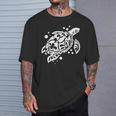 ウミガメのギフト 素晴らしい海洋生物のウミガメ Tシャツ 彼への贈り物