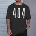 エリアコード 404 アトランタ ジョージア Ga Four Zero Four 404 長袖tシャツ Tシャツ 彼への贈り物
