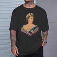 エリザベス女王2世 イギリスの王冠 マジェスティ エリザベス女王 Tシャツ 彼への贈り物