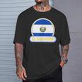エルサルバドル国バッジ エルサルバドル国旗 Tシャツ 彼への贈り物
