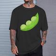 エンドウ豆のさや Tシャツ 彼への贈り物