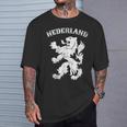 オランダ レトロ オランダ ライオン クラウン オランダ プライド Tシャツ 彼への贈り物