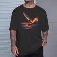 オールドスクールウインドサーフィン・セイルボード Tシャツ 彼への贈り物