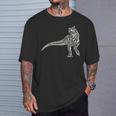 カルノタウルス 恐竜 ディノサワ 肉食恐竜 Tシャツ 彼への贈り物