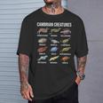 カンブリア紀の生き物 古生物学 化石 海洋生物 Tシャツ 彼への贈り物
