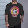 ガネーシャ 象 ヒンドゥー教の神 ガネーシャ 河合主 ガネーシャ 長袖tシャツ Tシャツ 彼への贈り物