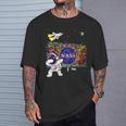 キッズ Nasaグラフィティアート宇宙飛行士キッドダビングスペースシャトルクール Tシャツ 彼への贈り物