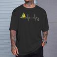 キャプテンi ヨットiハートビートボートiセーリング Tシャツ 彼への贈り物