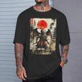 クトゥルフ・サムライ、ヴィンテージ・日本のラブクラフト・ホラー Tシャツ 彼への贈り物