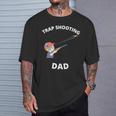 クレイトラップ 射撃 お父さん アウトドア スポーツ メンズ 長袖tシャツ Tシャツ 彼への贈り物
