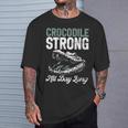 クロコダイル ストロング オールデイ ロング クロコダイル 長袖tシャツ Tシャツ 彼への贈り物