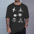 クロップサークルデザインミステリー Tシャツ 彼への贈り物