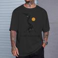 ケツァルコアトルス 恐竜 化石 頭蓋骨 骨格 古生物学 Tシャツ 彼への贈り物