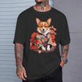 コーギー 着物 サムライ 伝統 日本アニメ アート 忍者 Tシャツ 彼への贈り物
