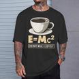 コーヒーラバーエナジーミルクコーヒー EMc² Tシャツ 彼への贈り物