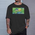 ゴッホ カエル 星月夜 動物 アート 自然 恋人 絵画 Tシャツ 彼への贈り物