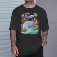 サカバンバスピス フィッシュミーム 怪獣 Tシャツ 彼への贈り物