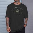 サンタクルーズ カリフォルニア サンタクルーズカリフォルニアアンカー Tシャツ 彼への贈り物