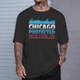 シカゴ・プロテクテッド Med Fire Pd シカゴファン向け Tシャツ 彼への贈り物