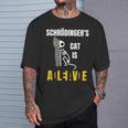 シュレーディンガーの猫は生きている シュレーディンガーの猫の科学者たち Tシャツ 彼への贈り物