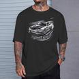 シルビアスピリット Jdm ジャパン ドリフト カルチャー スピードカー ラリー17 Tシャツ 彼への贈り物
