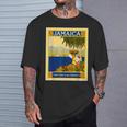 ジャマイカ熱帯地方の宝石レトロなヴィンテージ旅行ポスター Tシャツ 彼への贈り物