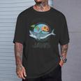 ジョーズ Amity Islandurfcene Tシャツ 彼への贈り物