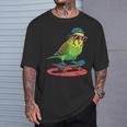 スケートボード セキセイインコ スケート セキセイインコ Tシャツ 彼への贈り物