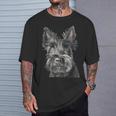 スコティッシュテリア 長袖tシャツ Tシャツ 彼への贈り物